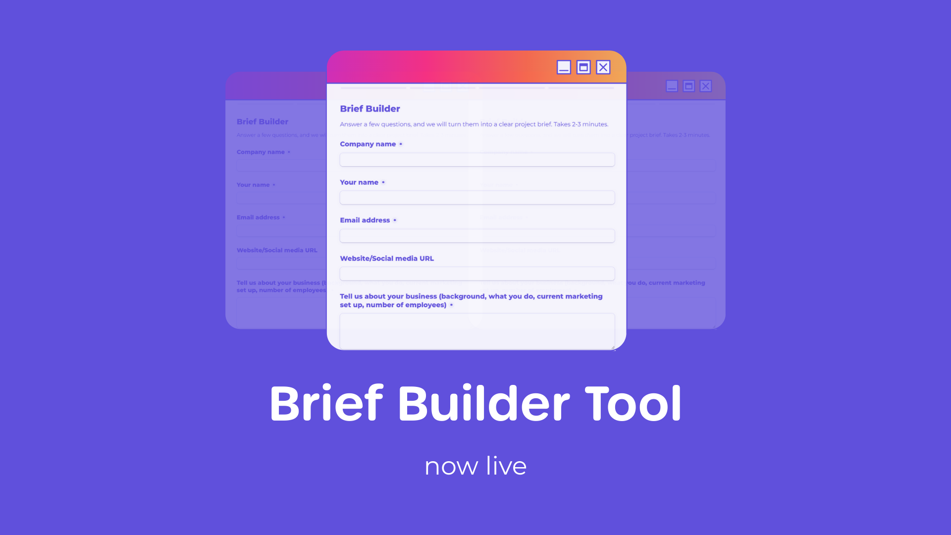 Brief Builder Tool